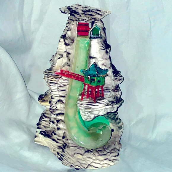 Penn Plax Vintage 1974 Oriental Water Mill Fish Tank Aerator - Picture 1 of 9